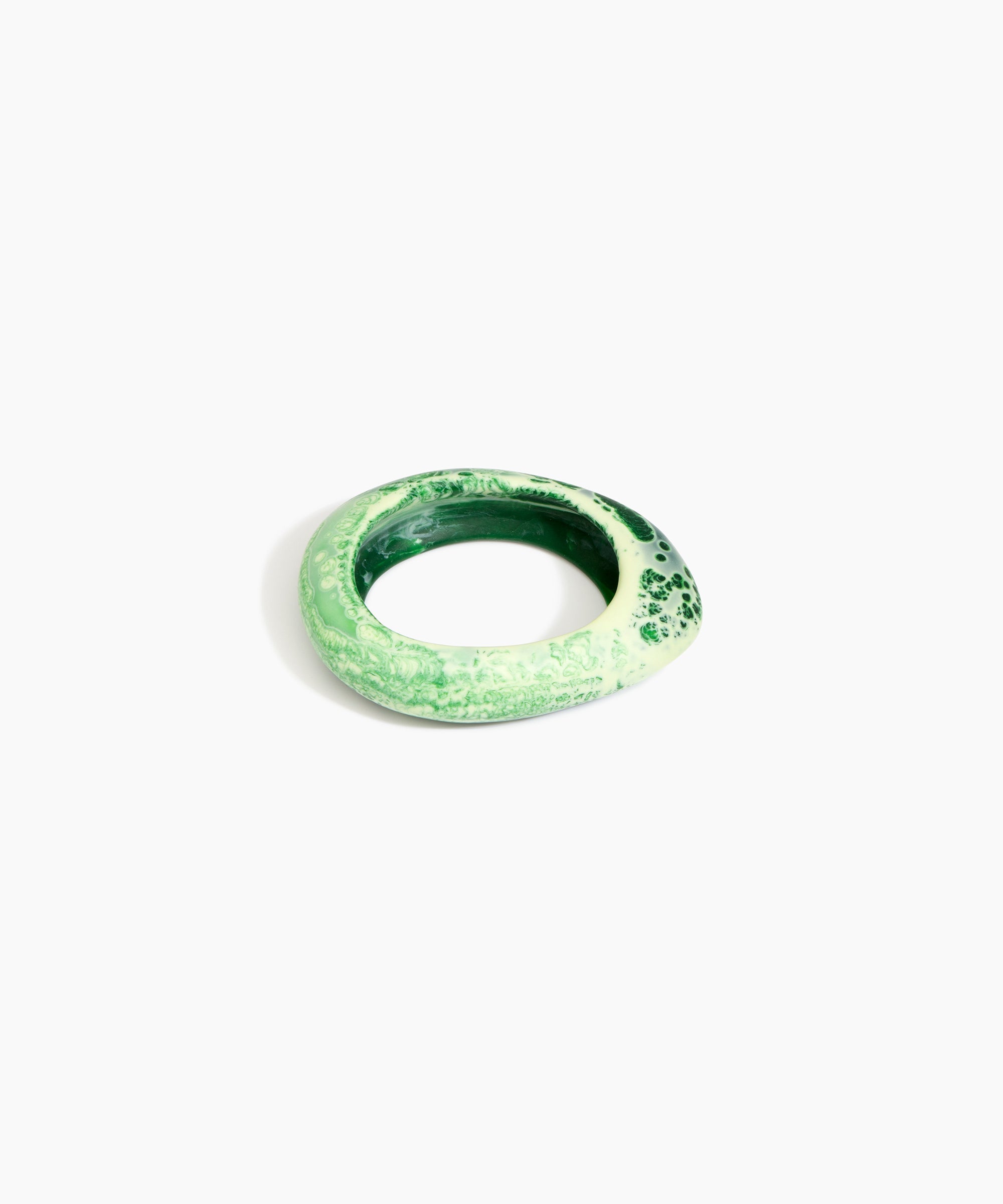 Dinosaur Designs SBRCKSML small rock bangle GRASS