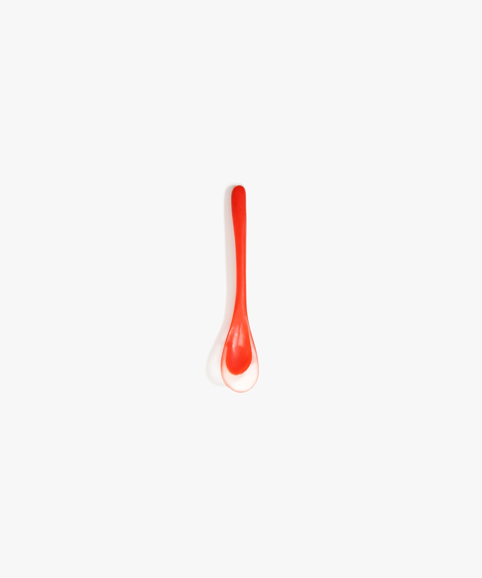 Dinosaur Designs Shell Spoon in Poppy Colour resin