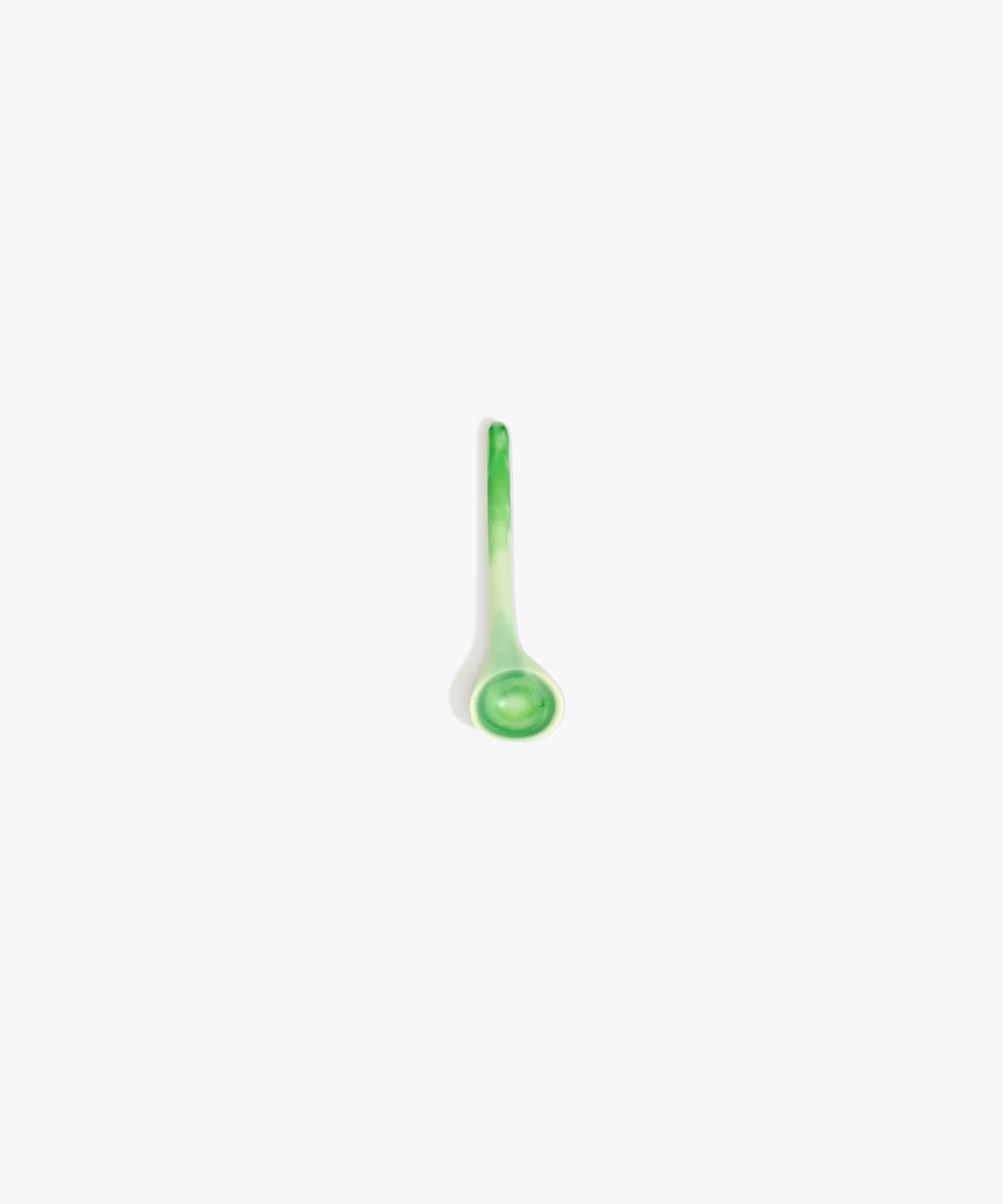 Dinosaur Designs Temple Spoon in Grass Colour resin