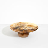 Dinosaur Designs Temple Cake Stand in Light Horn Colour resin