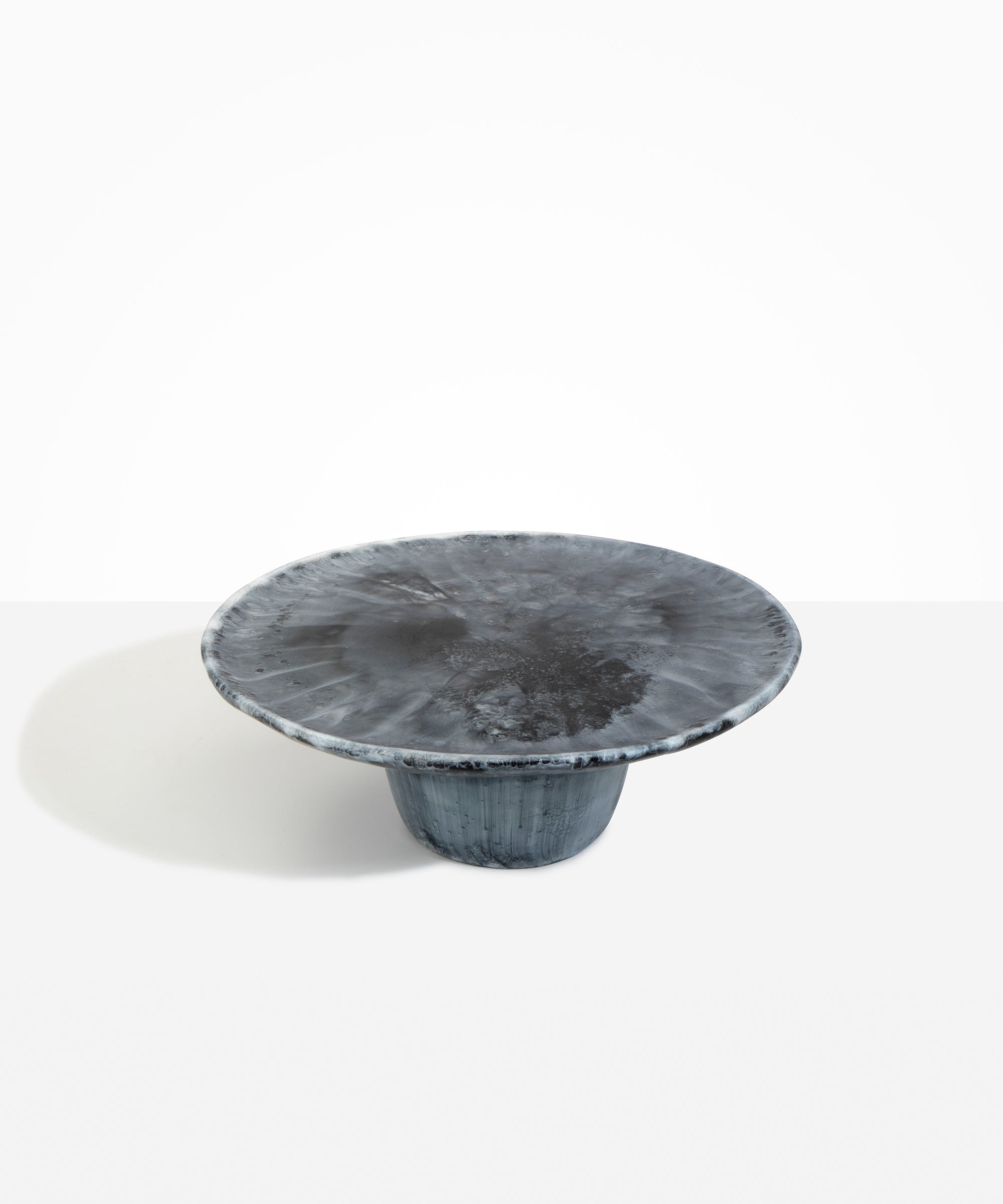 Dinosaur Designs Temple Cake Stand in Slate Colour resin
