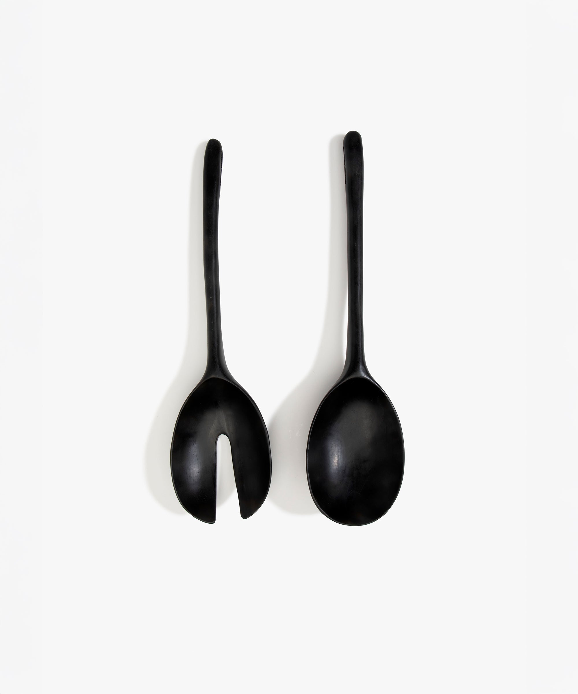 Dinosaur Designs Long Stone Servers in Black Colour resin