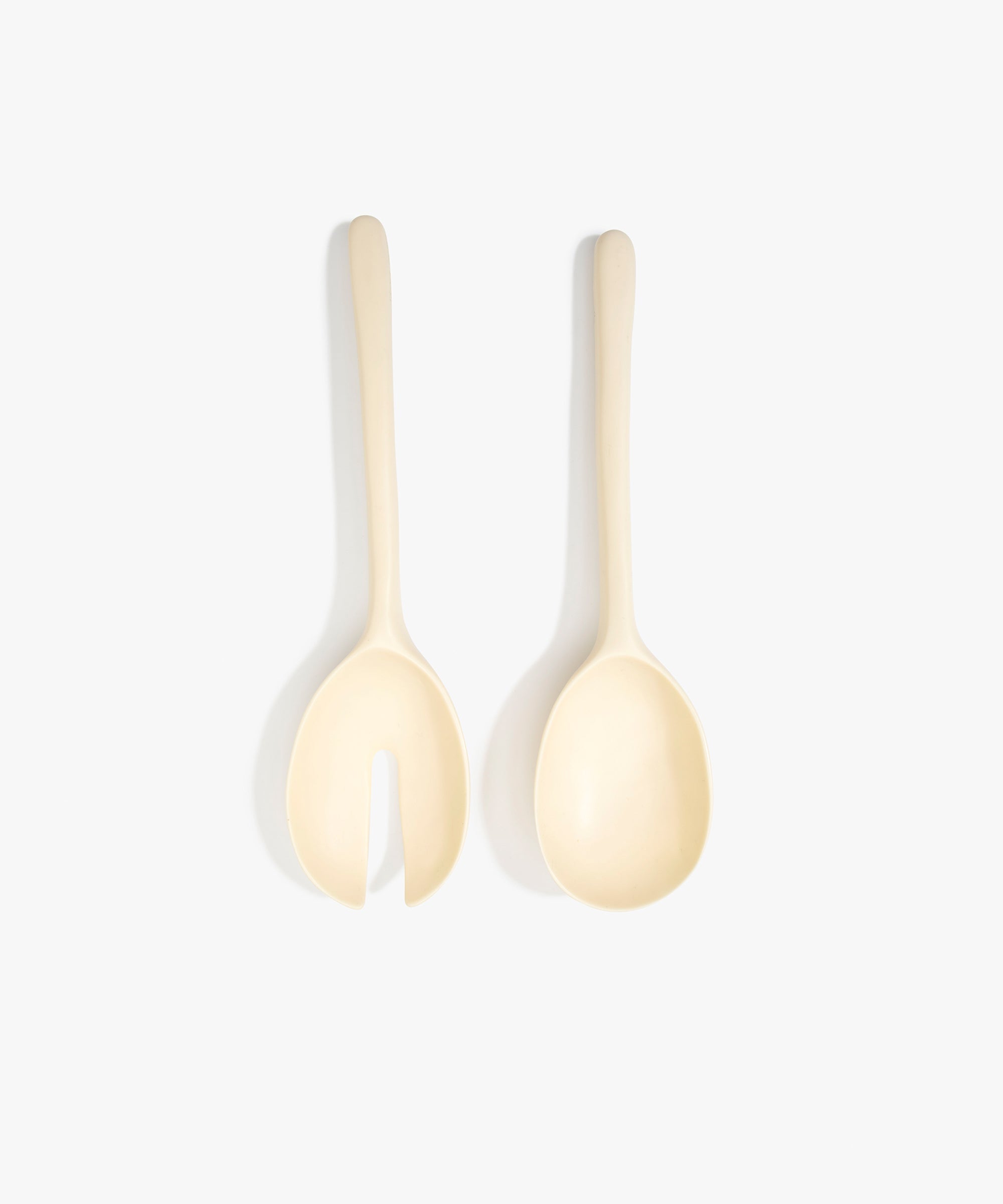 Dinosaur Designs Long Stone Servers in Cream Colour resin