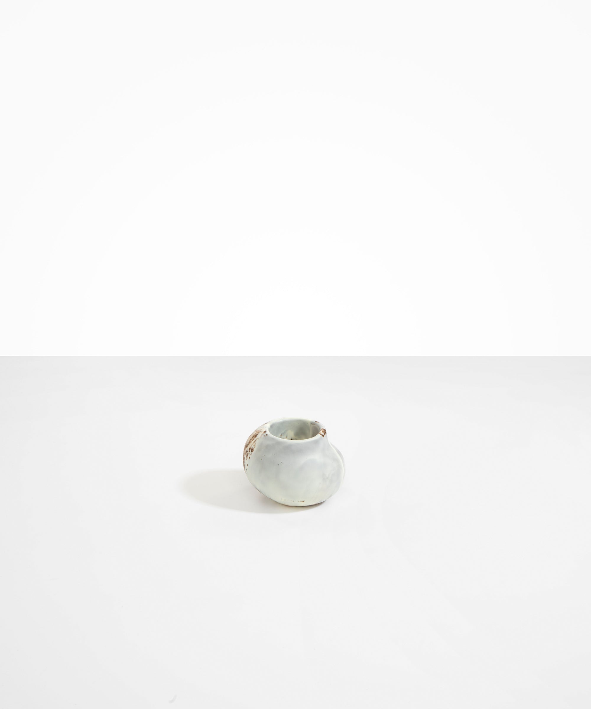 Dinosaur Designs Small Moss Vase in Cappuccino Colour resin