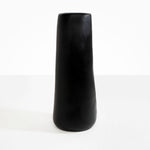 Dinosaur Designs Tall Pebble Vase in Black Colour resin