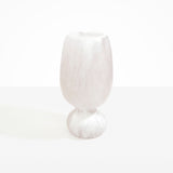Dinosaur Designs Tall Rockpool Vase in Snow Swirl Colour resin