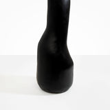 Dinosaur Designs Tall Studio Vase in Black Colour resin