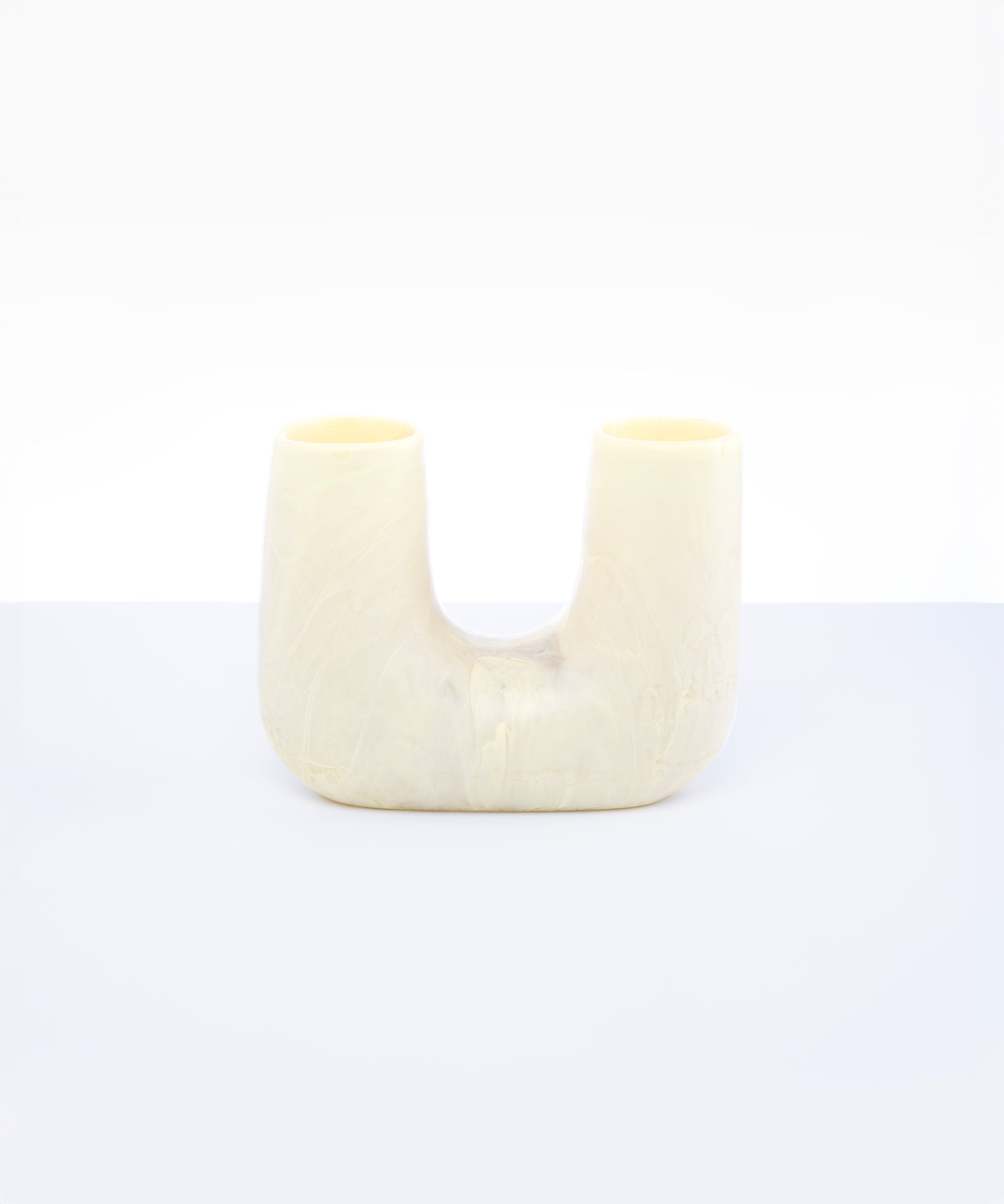 Dinosaur Designs Medium Branch Vase in Lemon Colour resin