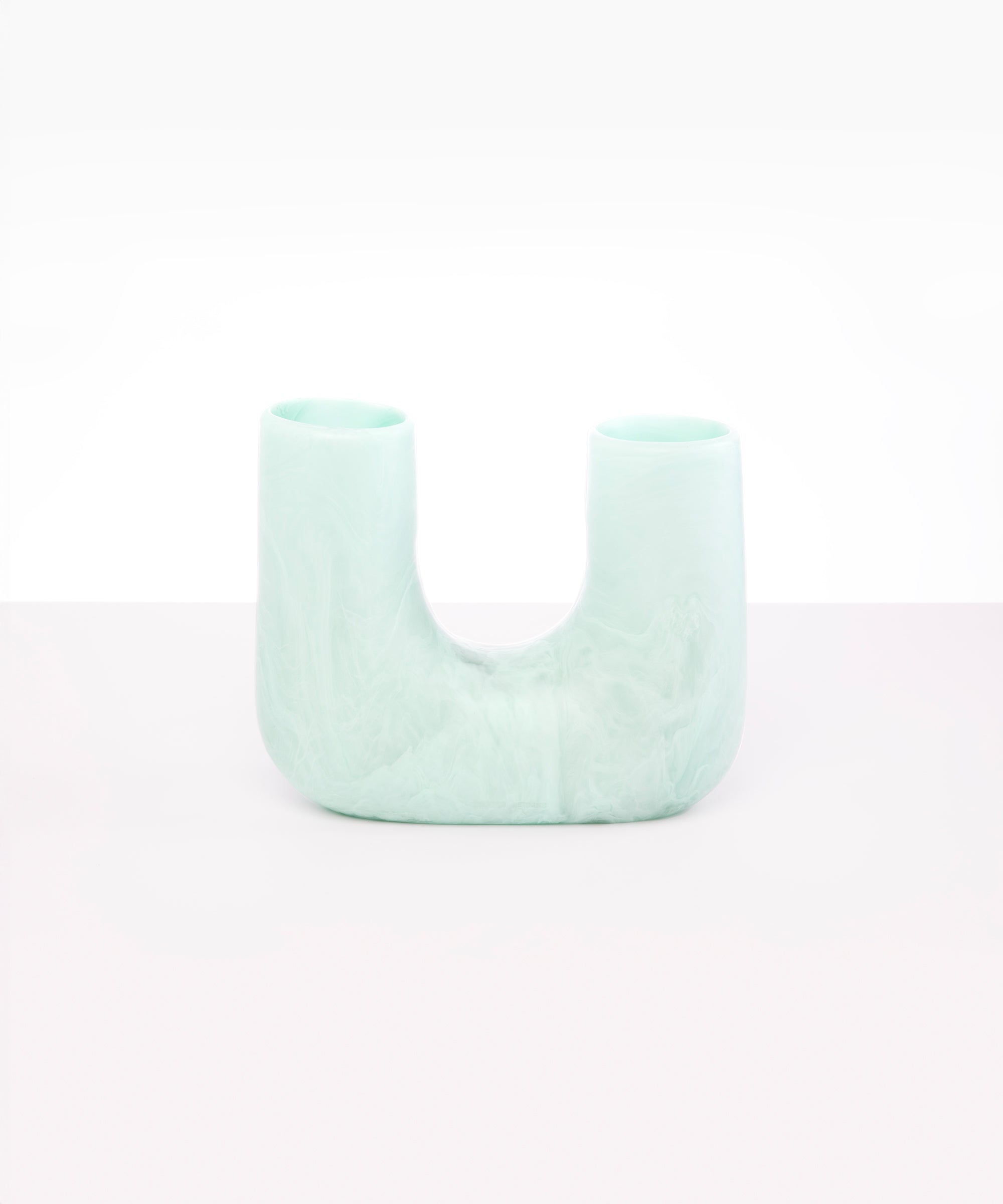 Dinosaur Designs Medium Branch Vase in Mint Colour resin