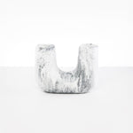 Dinosaur Designs Medium Branch Vase in White Marble Colour resin
