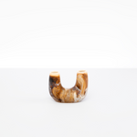 Dinosaur Designs Mini Branch Vase in Light Horn Colour resin