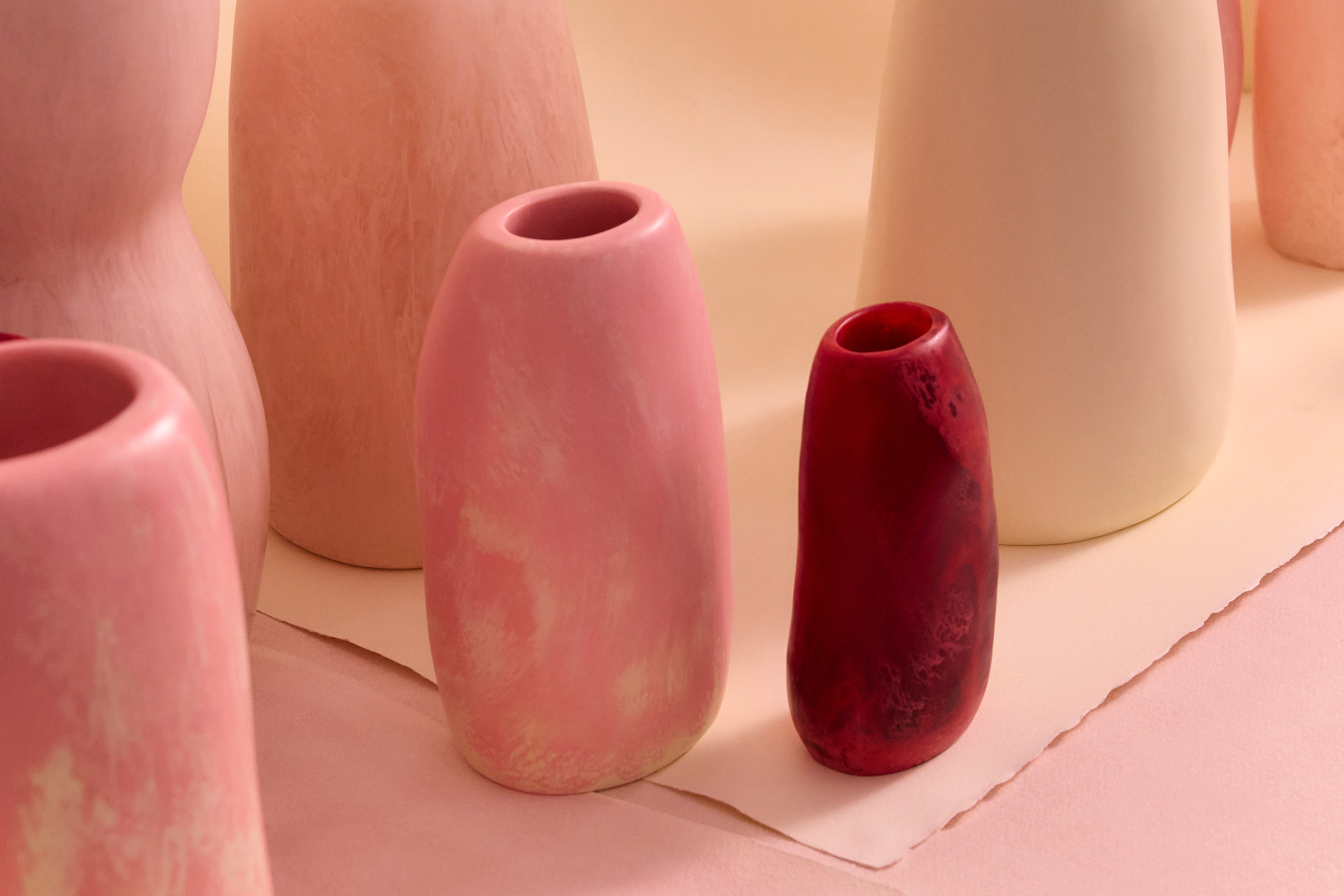 Pebble Vases