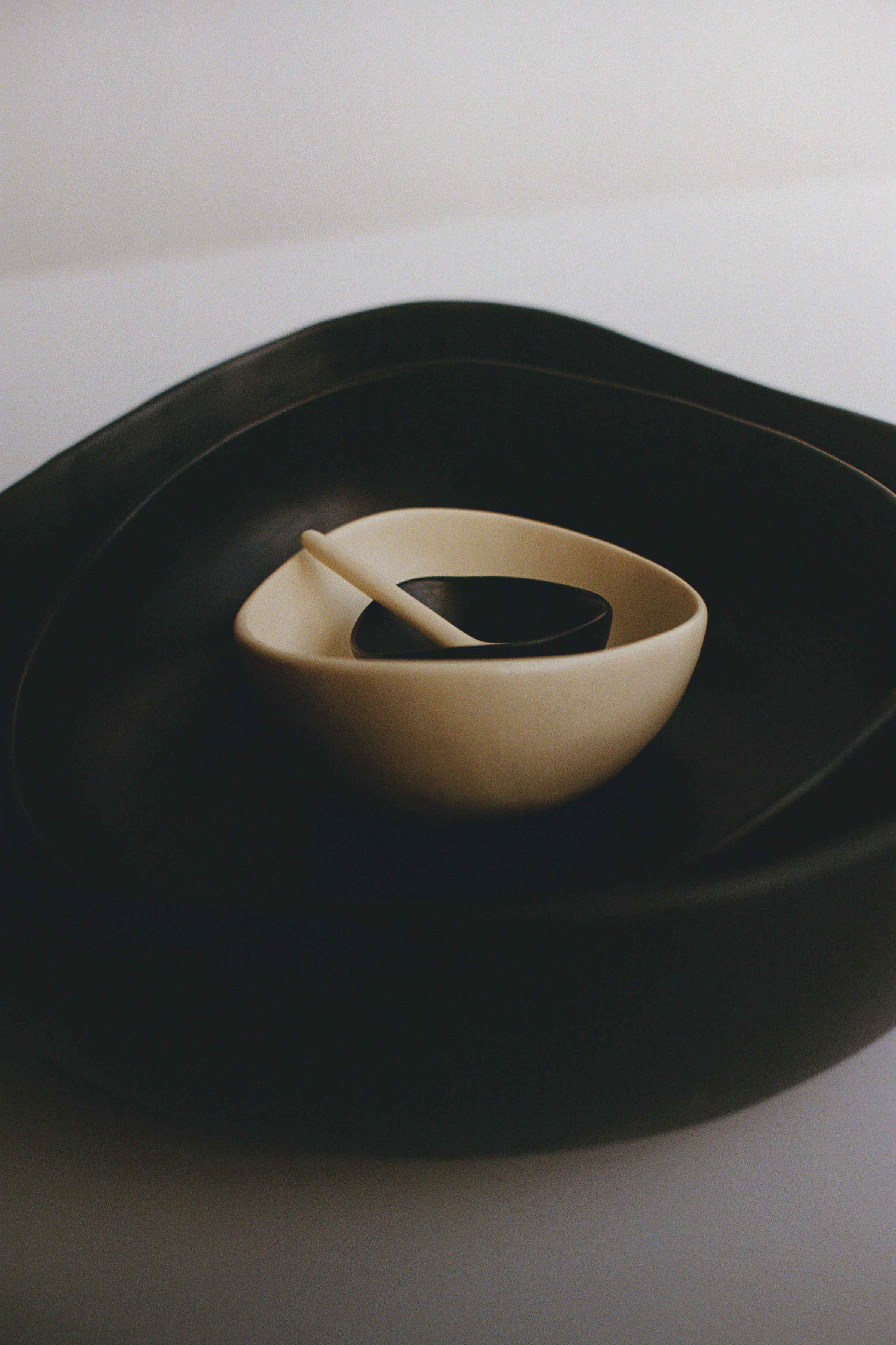 Stacked Resin Bowls with Lemons