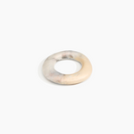 Dinosaur Designs Medium Drift Bangle Bracelets in Sandy Pearl Colour resin with Regular Fit