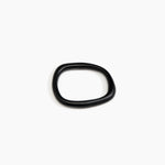 Dinosaur Designs Slate Bangle Bracelets in Black Colour resin with Wide Fit