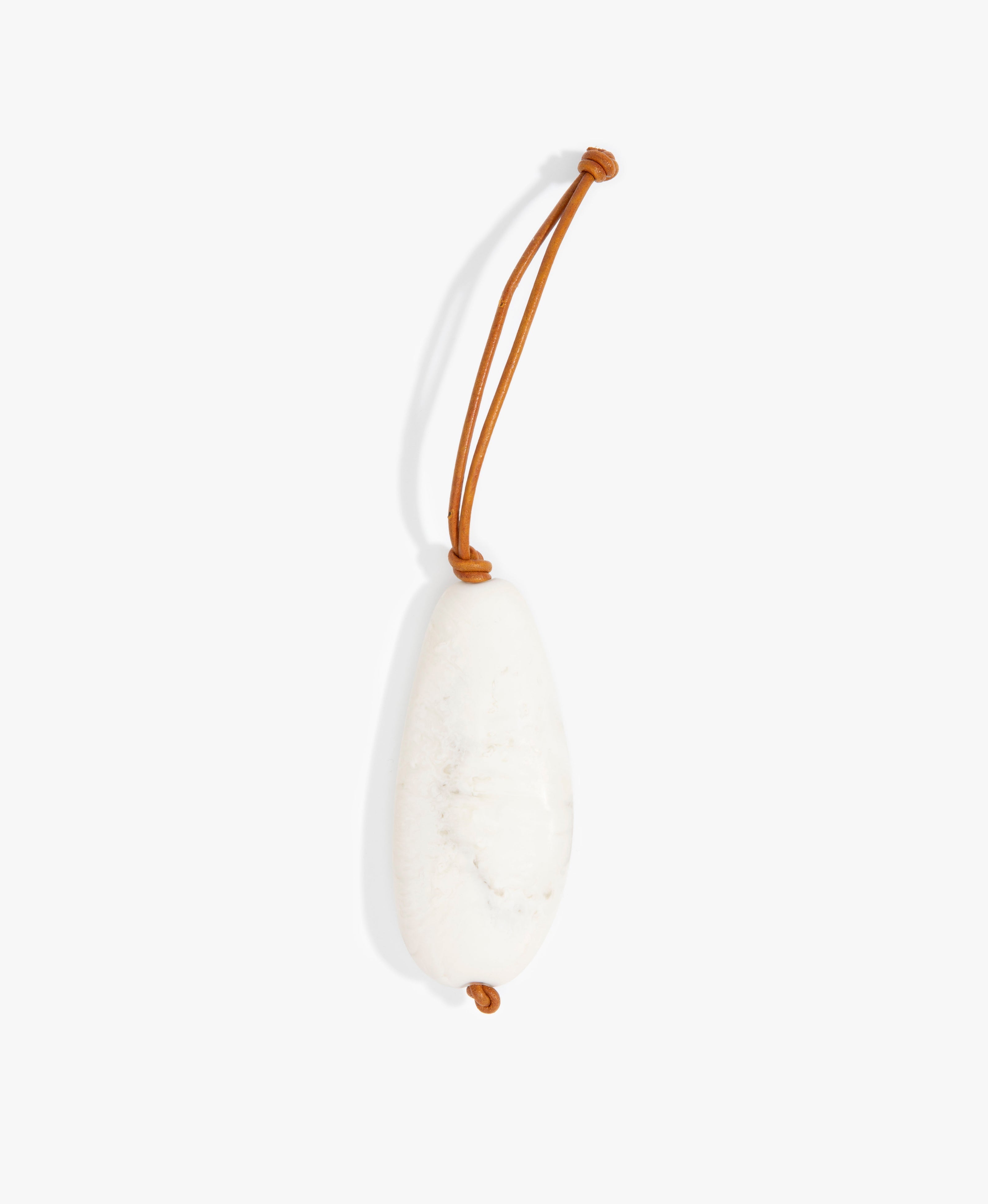 Dinosaur Designs Pebble Keyring Keychains in Chalk Swirl Colour resin 
