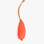 Dinosaur Designs Pebble Keyring Keychains in Lychee Colour resin 