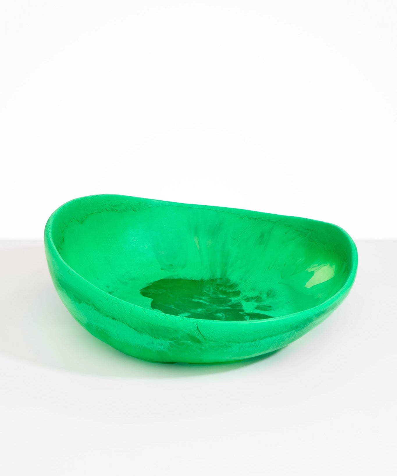 Dinosaur Designs Large Flow Bowl Bowls in Leaf Colour resin
