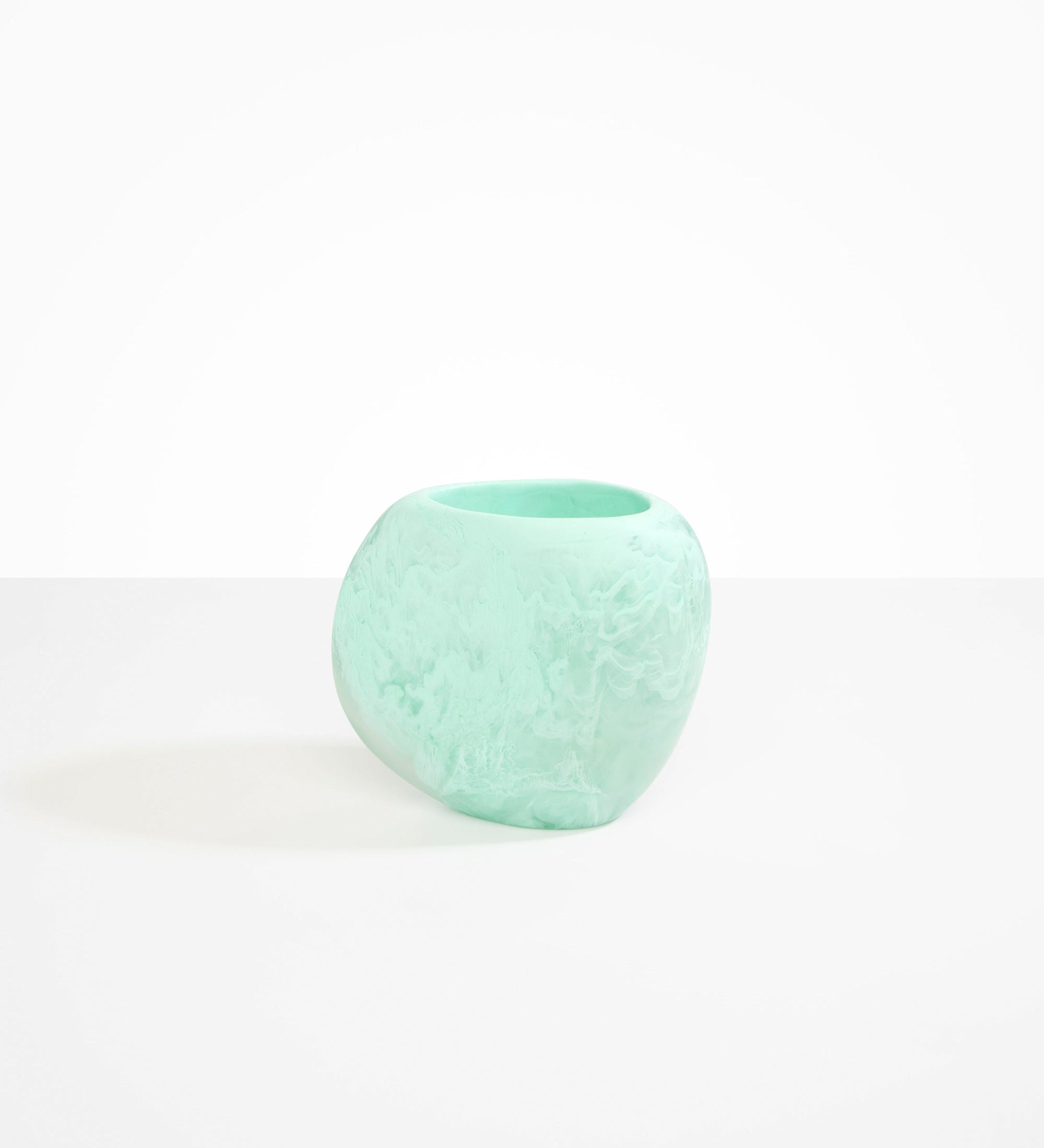 Dinosaur Designs Large Rock Vase Vases in Mint Colour resin