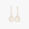 Dinosaur Designs Short Stone Servers in Chalk Swirl Colour resin.