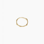 Dinosaur Designs Coral Bangle bracelet in brass with textured finish.