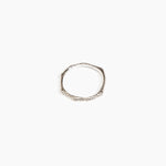 Dinosaur Designs Coral Bangle bracelet in 925 sterling silver with textured finish.