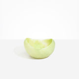 Dinosaur Designs Large Beetle Bowl in Pistachio — handcrafted pale green resin bowl with rounded organic form and pinched open rim