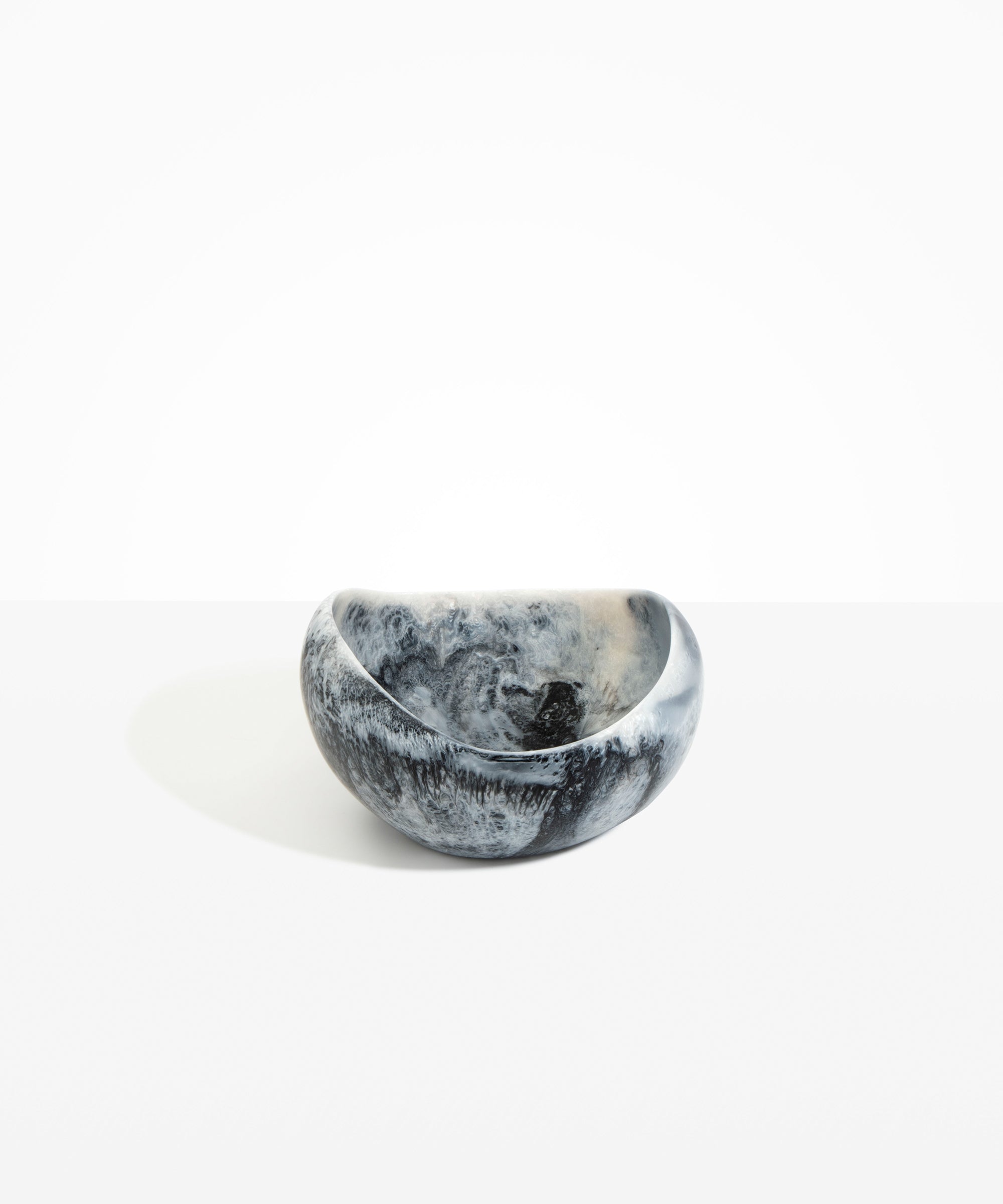 Dinosaur Designs Large Beetle Bowl in Slate Colour resin