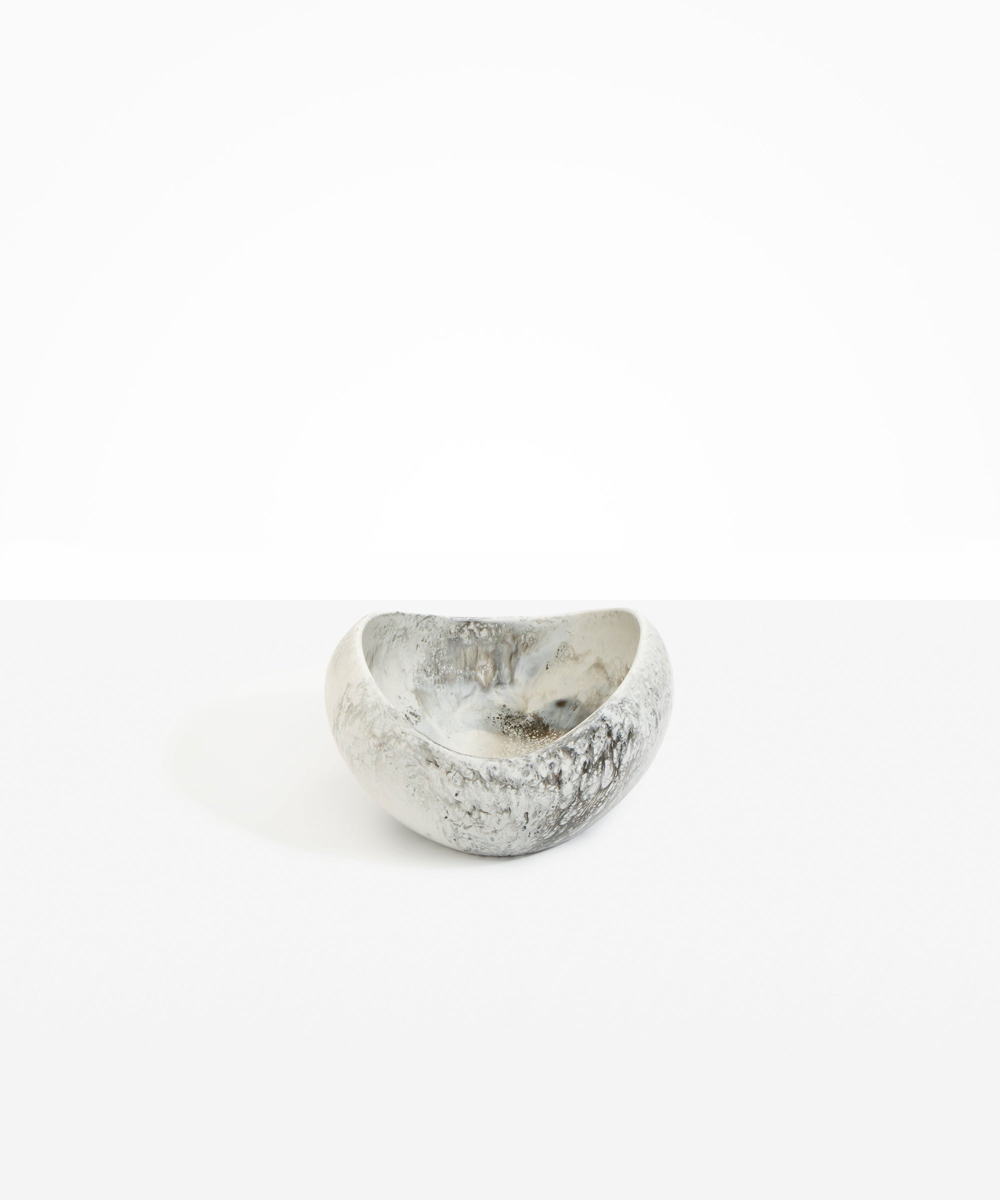 Dinosaur Designs Medium Beetle Bowl in Granite Colour resin.