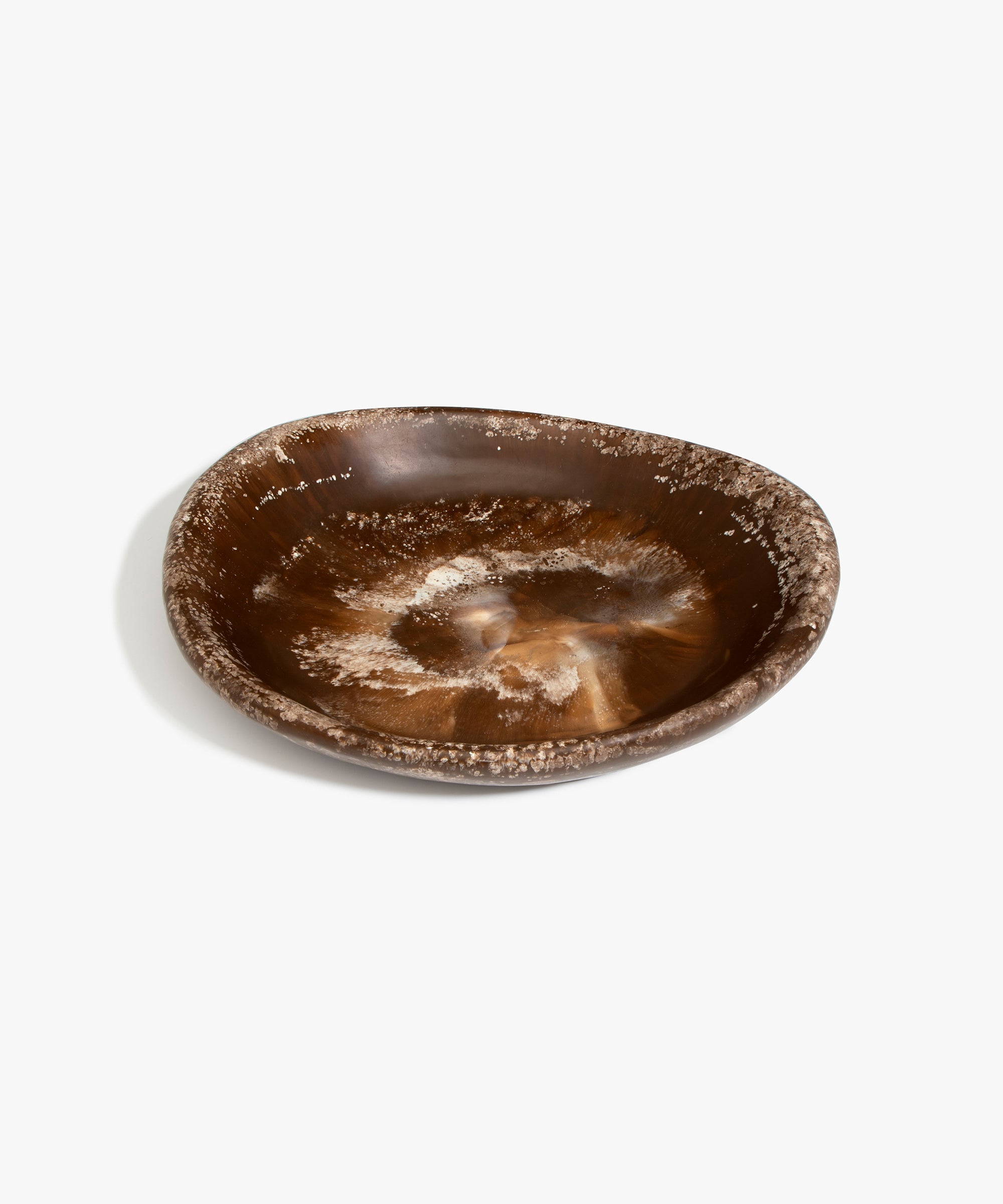 Dinosaur Designs Wishbone Bangle in Cappuccino Colour resin with Wide Fit...