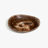 Dinosaur Designs Wishbone Bangle in Cappuccino Colour resin with Wide Fit.