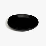 Dinosaur Designs Medium Bones Bowl in Black — mid sized handmade black resin shallow serving bowl with a rounded organic form