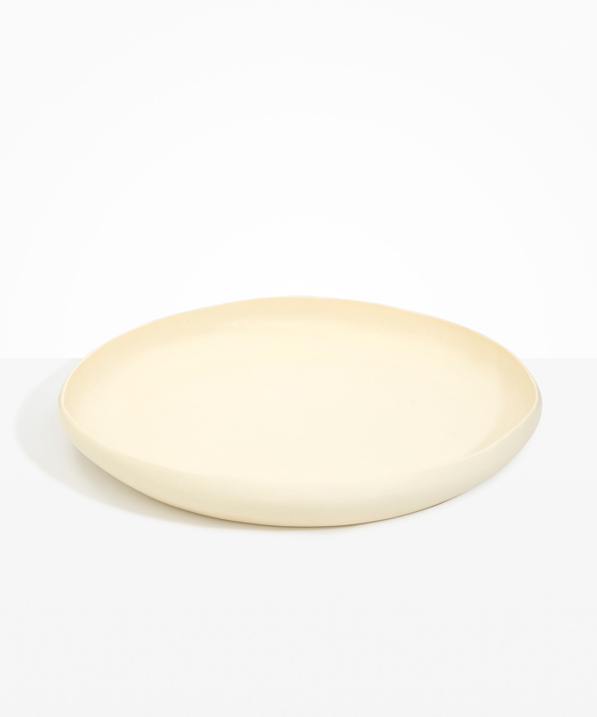 Dinosaur Designs Extra Large Earth Bowl in Cream Colour resin.