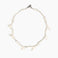 Dinosaur Designs Bones Choker in Chalk Swirl Colour resin with Silver-Plated Brass Material.