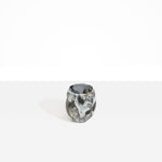 Dinosaur Designs Large Rock Cup in Granite — handcrafted marbled grey and cream resin cup with rounded bulbous form and open organic rim