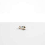 Corey Ashford Oyster Incense Holder in Silver — polished silver-plated brass cast metal oyster shell incense holder for single stick