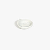 Dinosaur Designs Bones Dish in Cloud — small handcrafted grey and cream marbled resin trinket dish with organic form