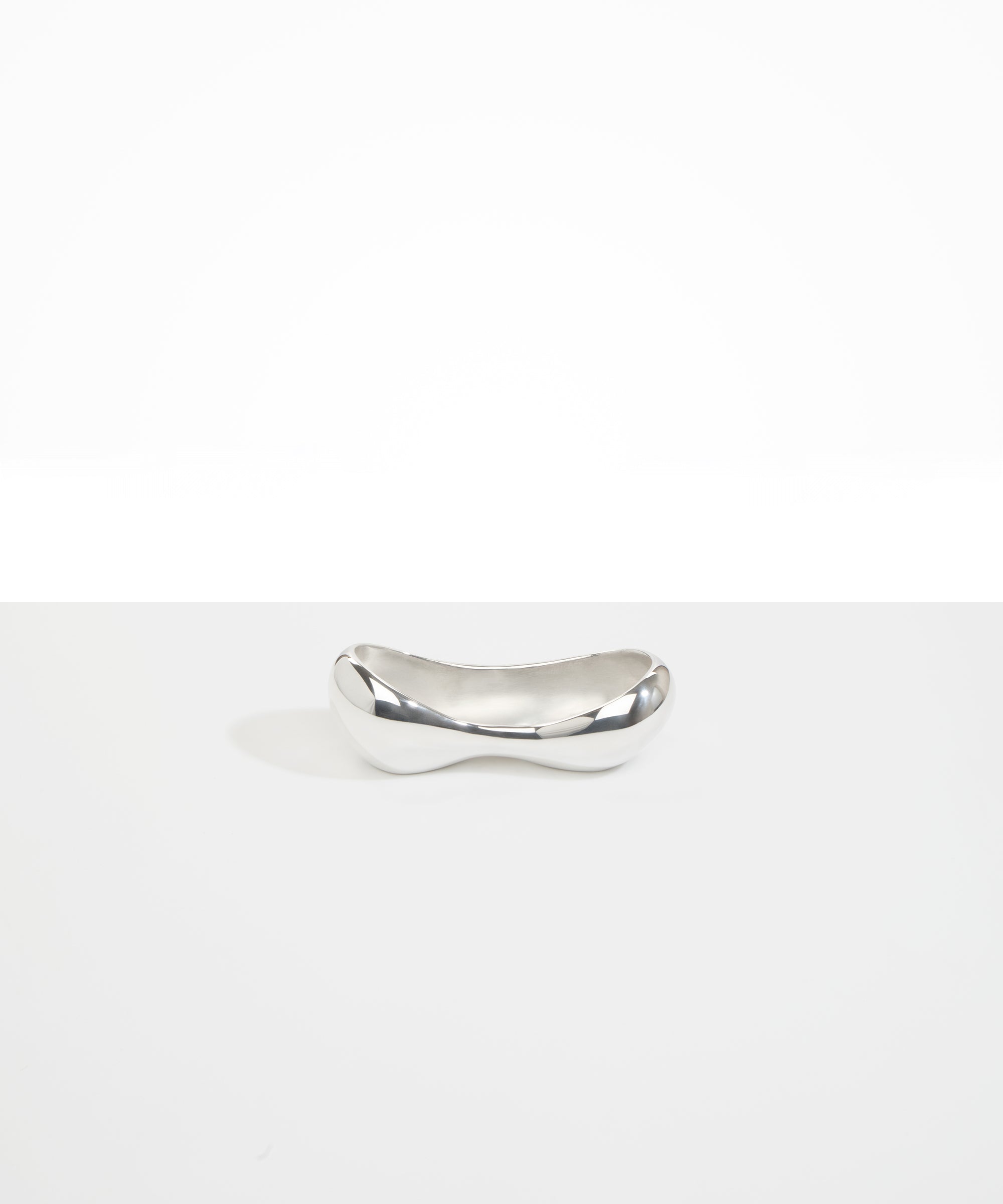 Dinosaur Designs Flow Dessert Bowl in White Marble Colour resin...