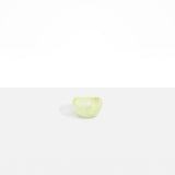Dinosaur Designs Beetle Dish in Pistachio — handcrafted marbled pastel green resin miniature salt dish with rounded organic form
