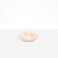 Dinosaur Designs Drift Dish in Blossom— handcrafted marbled pink and cream resin chunky trinket dish with organic form