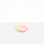 Dinosaur Designs Drift Dish in Blossom— handcrafted marbled pink and cream resin chunky trinket dish with organic form