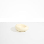 Dinosaur Designs Drift Dish in Cream— handcrafted cream resin chunky trinket dish with organic form