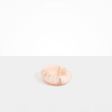 Dinosaur Designs Drift Dish in Rose Swirl— handcrafted marbled dusty pink resin chunky trinket dish with organic form