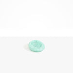 Dinosaur Designs Medium Drift Dish in Mint— handcrafted marbled green blue resin chunky trinket dish with organic form