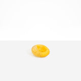 Dinosaur Designs Medium Drift Dish in Pollen— handcrafted marbled yellow and clear resin chunky trinket dish with organic form