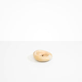 Dinosaur Designs Medium Drift Dish in Sandy Pearl— handcrafted marbled beige, grey and pearlescent resin chunky trinket dish with organic form