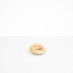 Dinosaur Designs Medium Drift Dish in Sandy Pearl— handcrafted marbled beige, grey and pearlescent resin chunky trinket dish with organic form