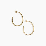 Medium Pebble Hoop Earrings