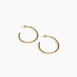 Medium Pebble Hoop Earrings