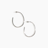 Medium Pebble Hoop Earrings